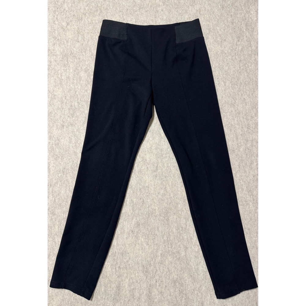 Style & Co Womens Black Seamed Front Pull On Leggings Size Medium